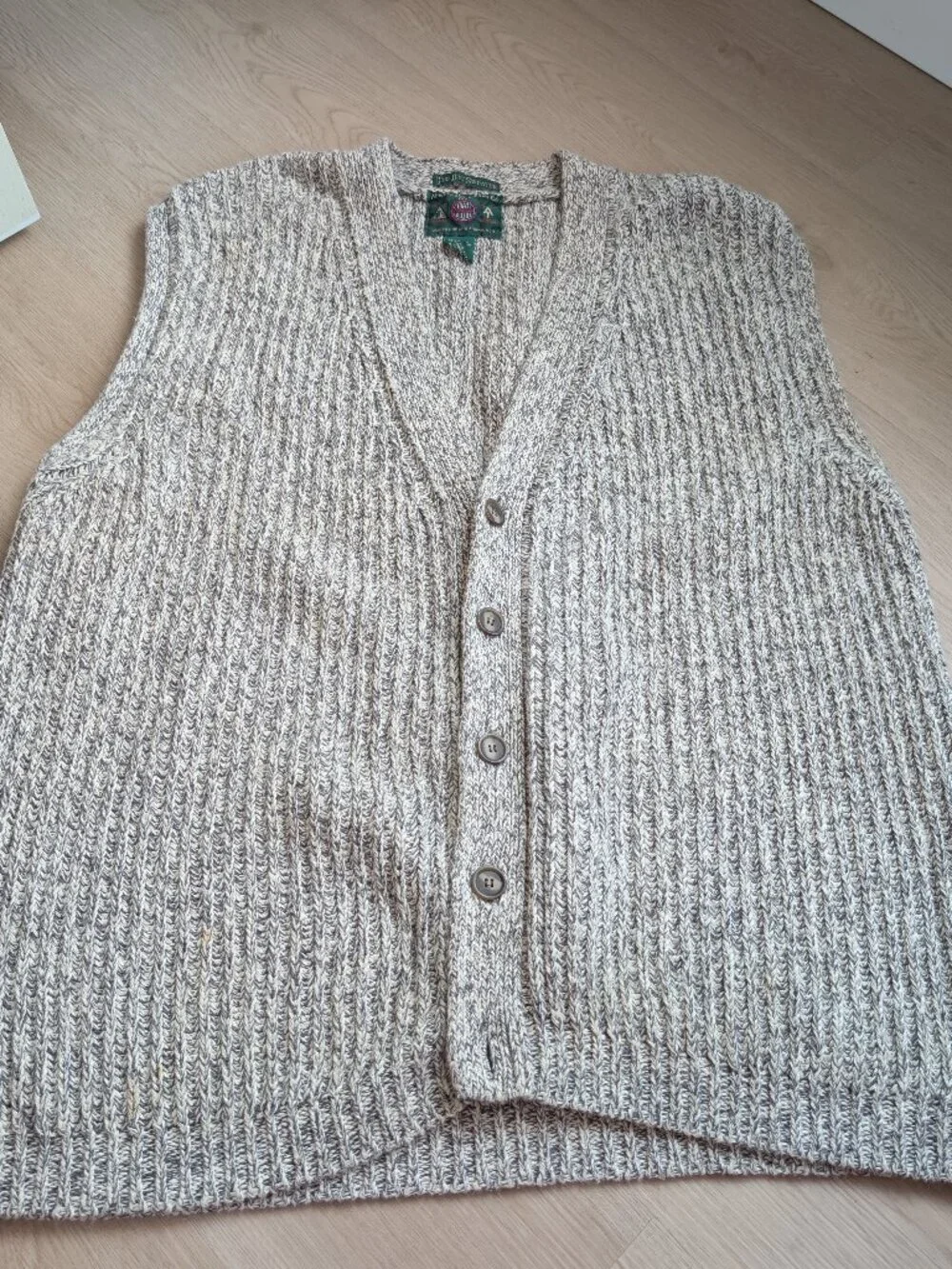 Abercrombie & Fitch Mens XL Vest The Big Sweater Adirondack Trail Guide VTG